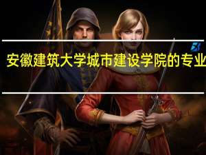 安徽建筑大学城市建设学院的专业设置