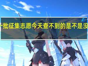 安徽本科一批征集志愿今天查不到的是不是没有机会被录取了