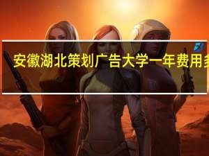 安徽湖北策划广告大学一年费用多少