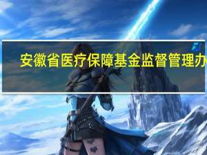 安徽省医疗保障基金监督管理办法(关于安徽省医疗保障基金监督管理办法简述)