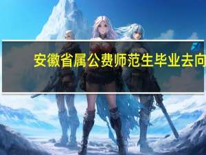 安徽省属公费师范生毕业去向