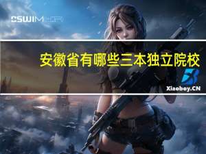 安徽省有哪些三本独立院校