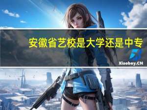 安徽省艺校是大学还是中专