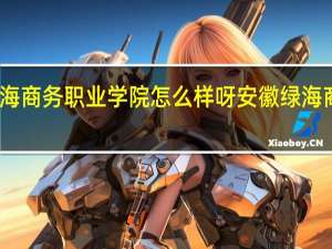 安徽绿海商务职业学院怎么样呀 安徽绿海商务职业学院