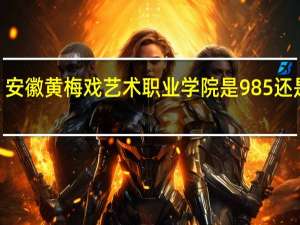 安徽黄梅戏艺术职业学院是985还是211