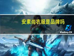 安素尚衣服是品牌吗