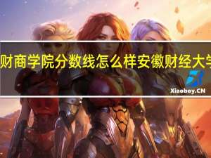 安财商学院分数线怎么样 安徽财经大学分数线