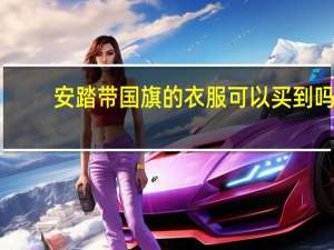 安踏带国旗的衣服可以买到吗