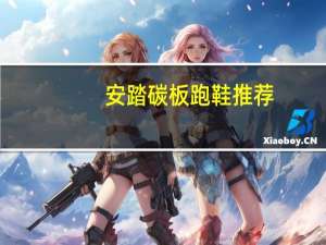 安踏碳板跑鞋推荐
