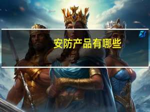 安防产品有哪些
