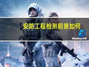 安防工程检测前景如何