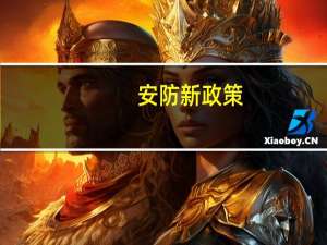 安防新政策