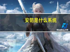 安防是什么系统