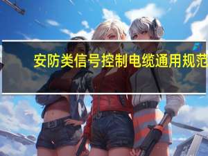 安防类信号控制电缆通用规范(关于安防类信号控制电缆通用规范简述)