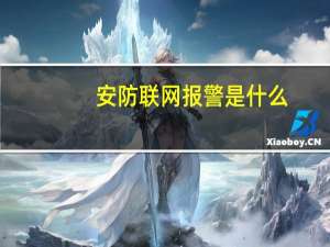 安防联网报警是什么