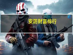 安防财富排行
