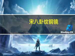 宋八卦纹铜镜(关于宋八卦纹铜镜简述)