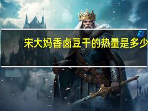 宋大妈 香卤豆干的热量是多少