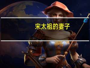 宋太祖的妻子