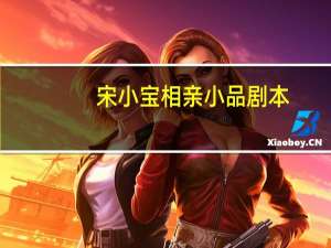 宋小宝相亲小品剧本