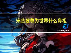 宋慈被尊为世界什么鼻祖（宋慈）