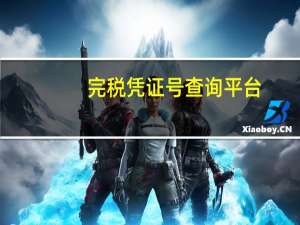 完税凭证号查询平台（完税凭证号查询）