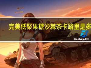 完美 低聚果糖沙棘茶卡路里是多少