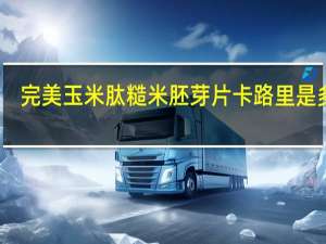 完美 玉米肽糙米胚芽片卡路里是多少