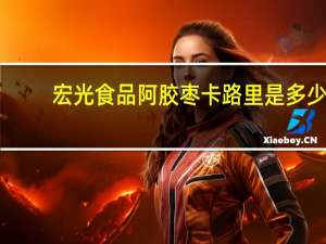 宏光食品 阿胶枣卡路里是多少