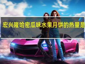 宏兴隆 哈密瓜味水果月饼的热量是多少