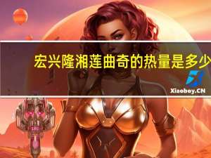 宏兴隆 湘莲曲奇的热量是多少