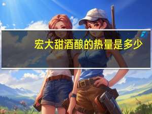 宏大甜酒酿的热量是多少