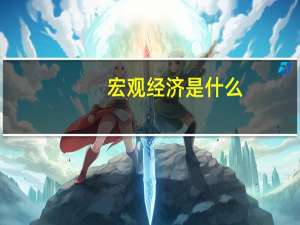 宏观经济是什么
