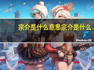 宗介是什么意思 宗介是什么