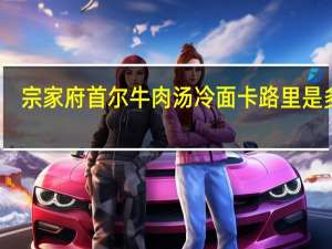 宗家府 首尔牛肉汤冷面卡路里是多少