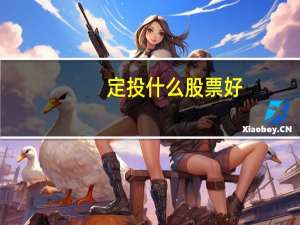 定投什么股票好