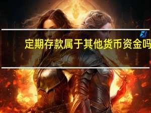 定期存款属于其他货币资金吗