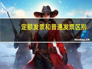 定额发票和普通发票区别（定额发票）