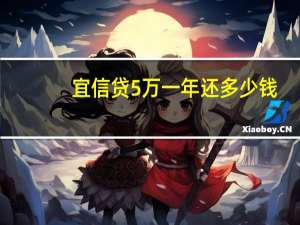 宜信贷5万一年还多少钱