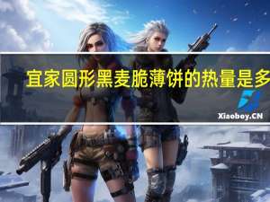 宜家 圆形黑麦脆薄饼的热量是多少