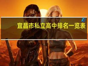 宜昌市私立高中排名一览表