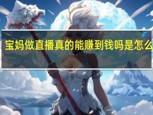 宝妈做直播真的能赚到钱吗是怎么回事，关于宝妈做直播真的能赚到钱吗知乎的新消息