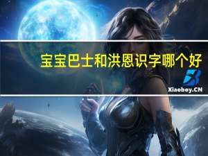 宝宝巴士和洪恩识字哪个好