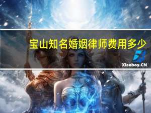 宝山知名婚姻律师费用多少