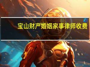 宝山财产婚姻家事律师收费