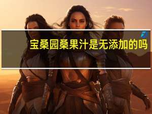 宝桑园桑果汁是无添加的吗