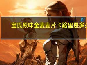 宝氏 原味全麦麦片卡路里是多少