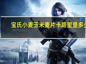 宝氏 小麦玉米麦片卡路里是多少