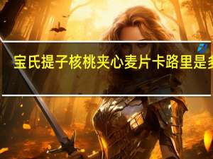 宝氏 提子核桃夹心麦片卡路里是多少