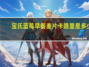 宝氏 蓝莓早餐麦片卡路里是多少